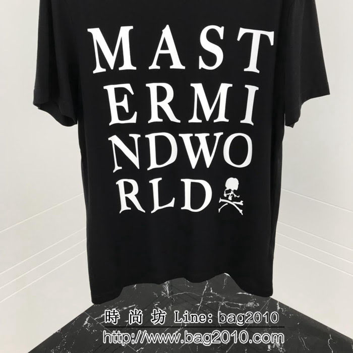 MMJ Ｍastemind world19AW早春新款 英文字母印花骷髏 純棉短袖 男女同款 ydi2160